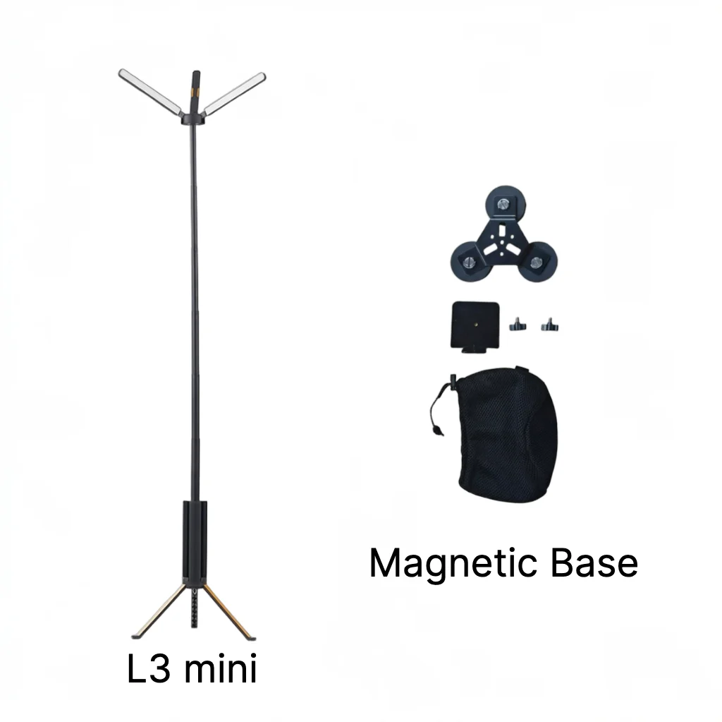 Telescopic Camping Light 15600mAh Rechargeable Lantern, Waterproof Collapsible Outdoor LED Flashlight for Hiking Tent - Image 7