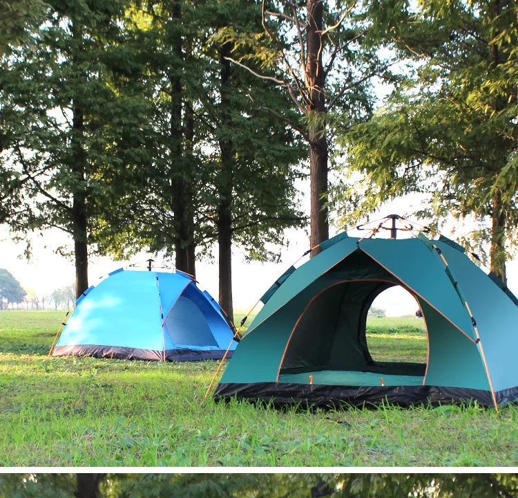 Outdoor Folding Tent Fully Automatic Quick Opening Tent 3-4 Person Self Driving Camping Tent Rain Proof Sun Proof Portable - Image 24